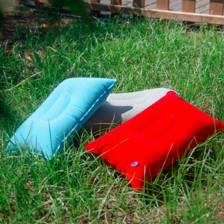 Bantal Angin Tiup Travel  / Alas Kepala Tidur di Mobil / Bantal Leher Polos  L3,458-459 -HHM070