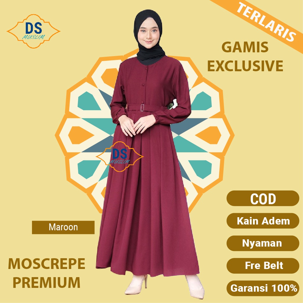 gamis terbaru2022 lebaran wanita remaja
