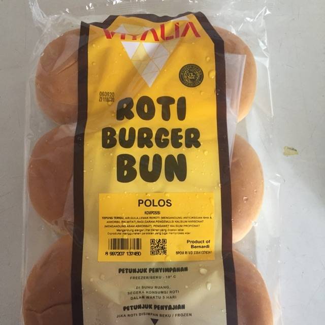 

Roti Burger Medium isi6 Vitalia10