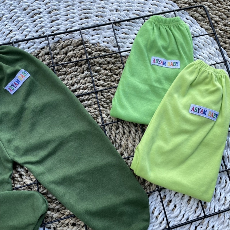3 PCS Celana Tutup Kaki Bayi Celana Panjang Bayi Celana Bayi Beru Lahir Celana Newborn DNW BABY