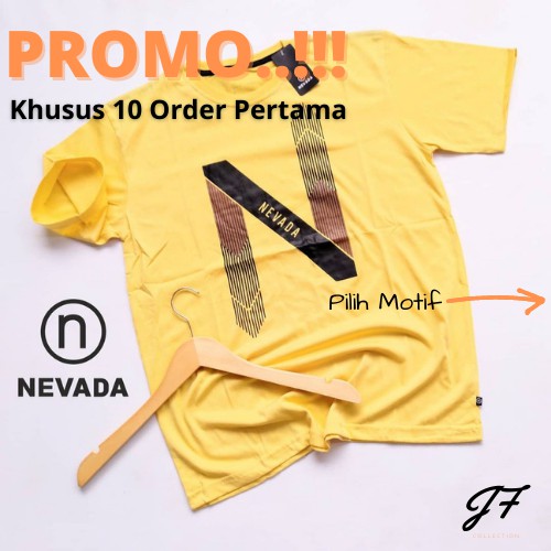 PROMO KAOS NEVADA - BRANDED MATAHARI - DISTRO PREMIUM COWOK MURAH