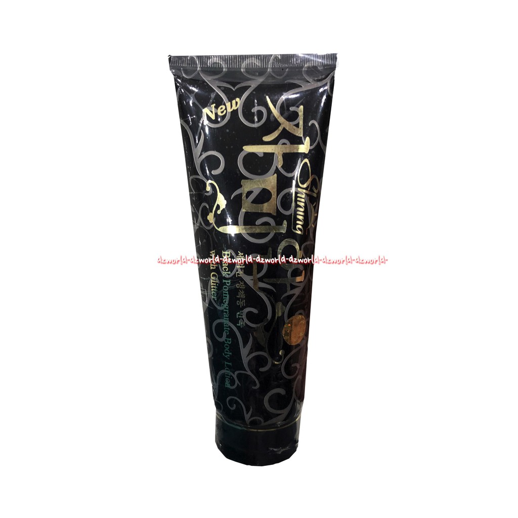 Shining Black Pomegranate Body Lotion Glitter 100ml Extra black