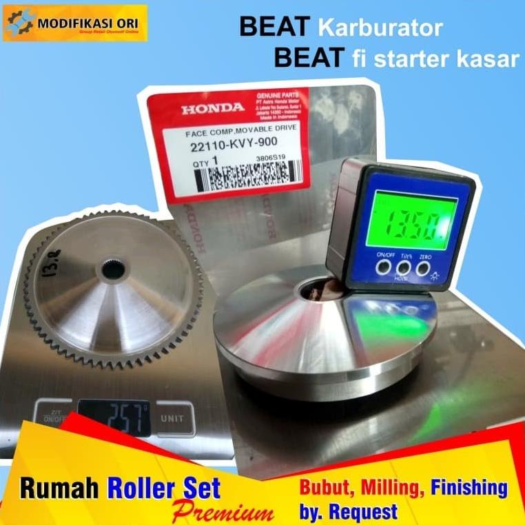 [[BISA COD]] RUMAH ROLLER BEAT KARBU PULLEY BUBUT CUSTOM SCOOPY KARBU ROLLER VARIO 110 RACING BEAT K