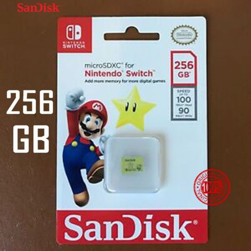 Jual Memori Memory Card Micro Sd Microsd SANDISK Nintendo Switch 256GB