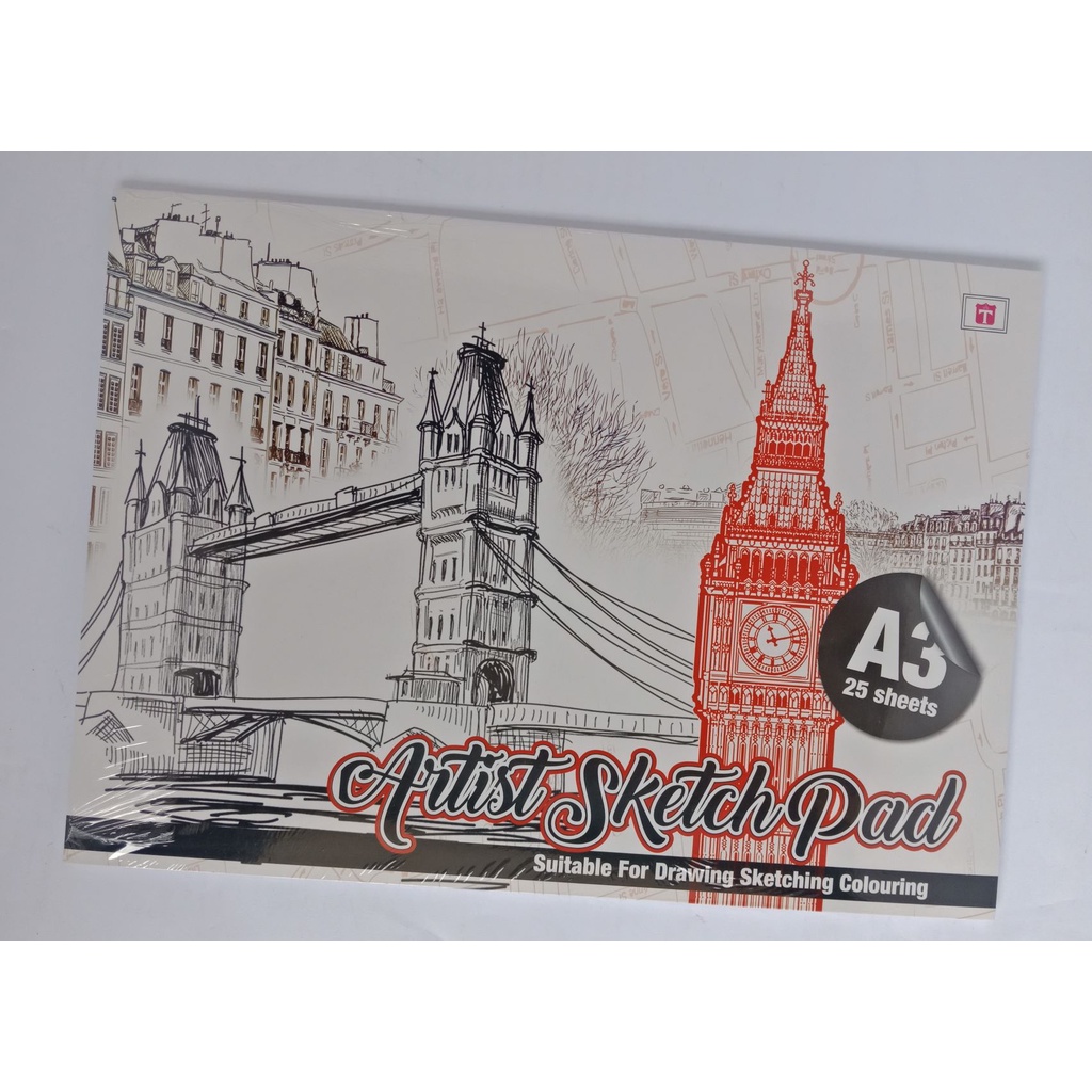 

RB Sketchbook A3 buku gambar tebal ukuran A3 25 Lembar