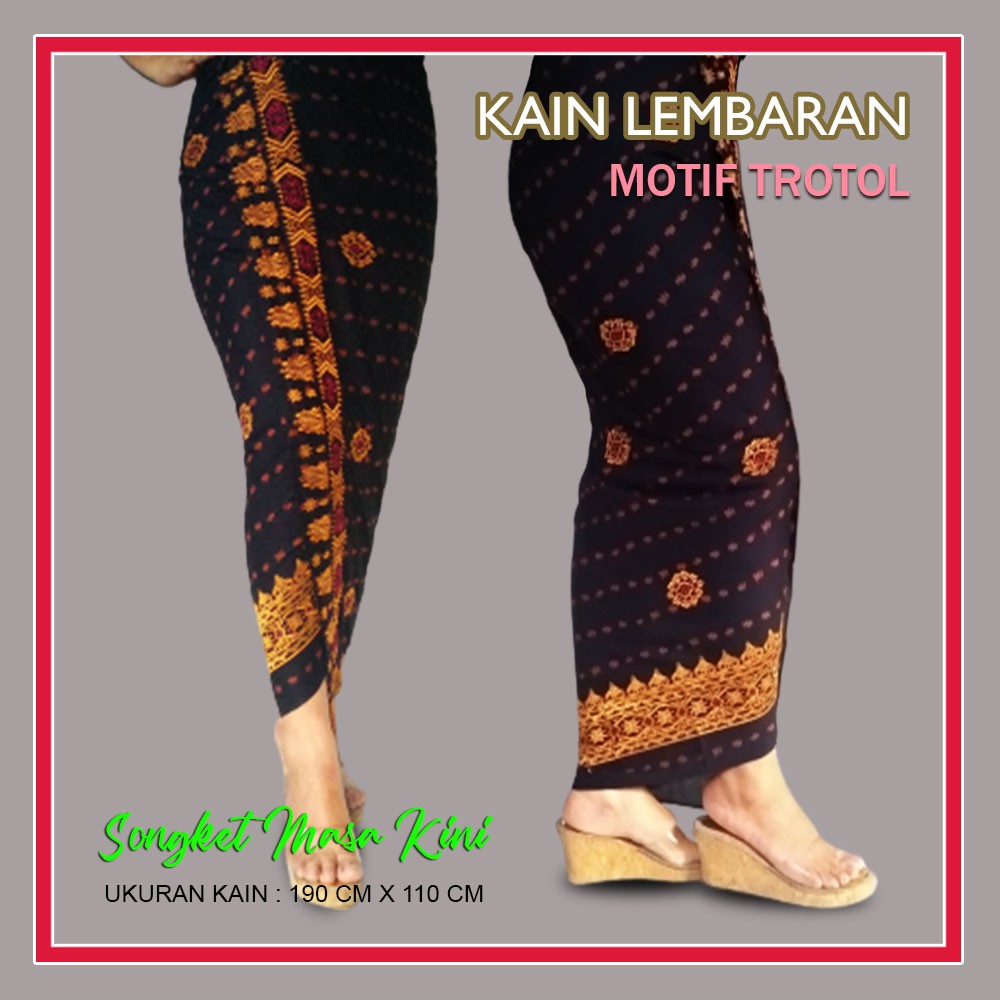 Bawahan Kebaya Kamen Songket Bordir Songket Bali Kain Bali Kamen Lembaran Saput Udeng Bali Murah COD