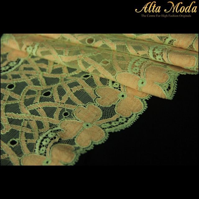 

Alta Moda Renda Perancis Trimming Vintage Look Yellow Green (1M)