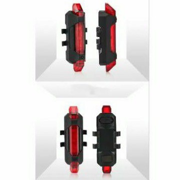 LAMPU BELAKANG SEPEDA LED BISA DICHARGE TAHAN AIR