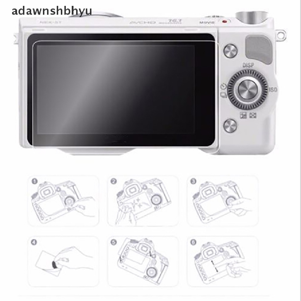 Adawnshbhyu Untuk alpha A6000 A6300 A6500 tempered glass Pelindung Layar lcd cover film