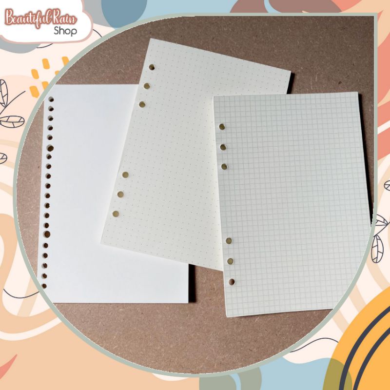 [BeautifulRain] Isi Binder A5  Refill Binder Kertas Binder 6 Lubang