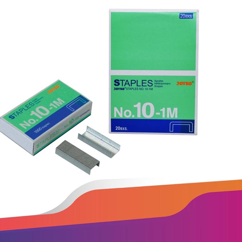 

Kekinian - 1 BOX BESAR ISI STAPLES KENKO KECIL N0 10 -1M / REFILL STAPLER No 10