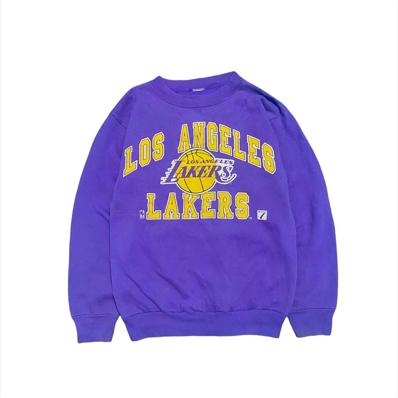 sweater crewneck lakers second vintage original