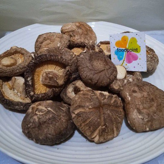 

Jamur Shitake 100gr Hio Kou HioKu Dong Gu Xiang Gu