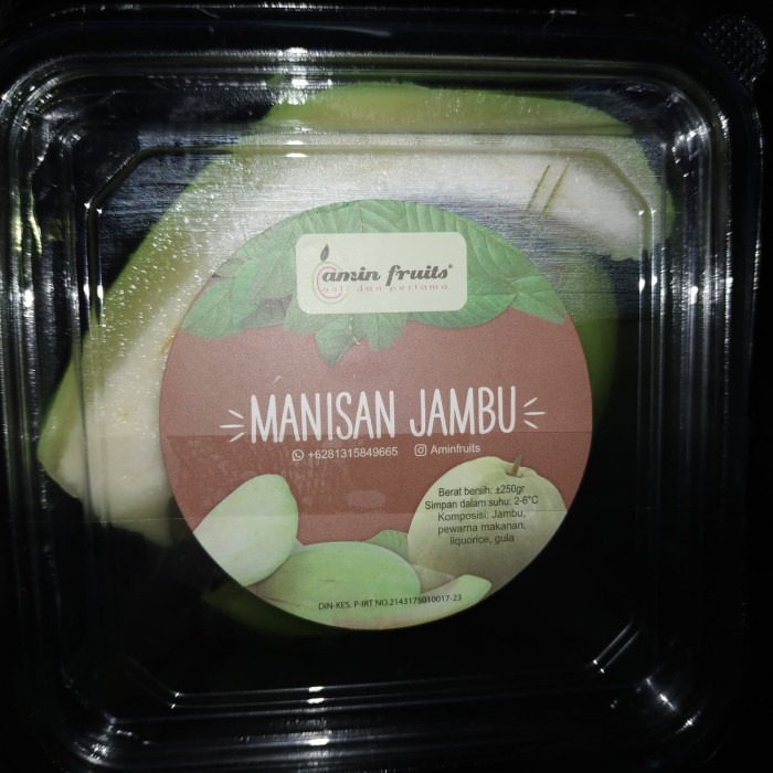 

Amin fruits Manisan Jambu 250 gr