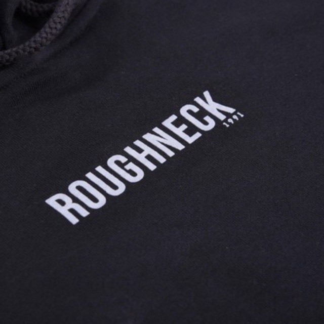 Roughneck H033 Black Small Sig White Hoodie