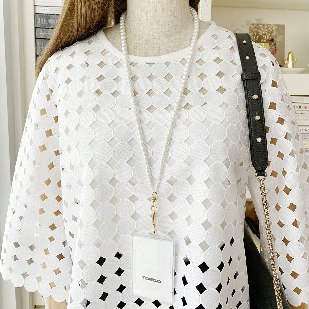 

TAZA PEARL Lanyard / Name Tag ID / Kalung ID card holder