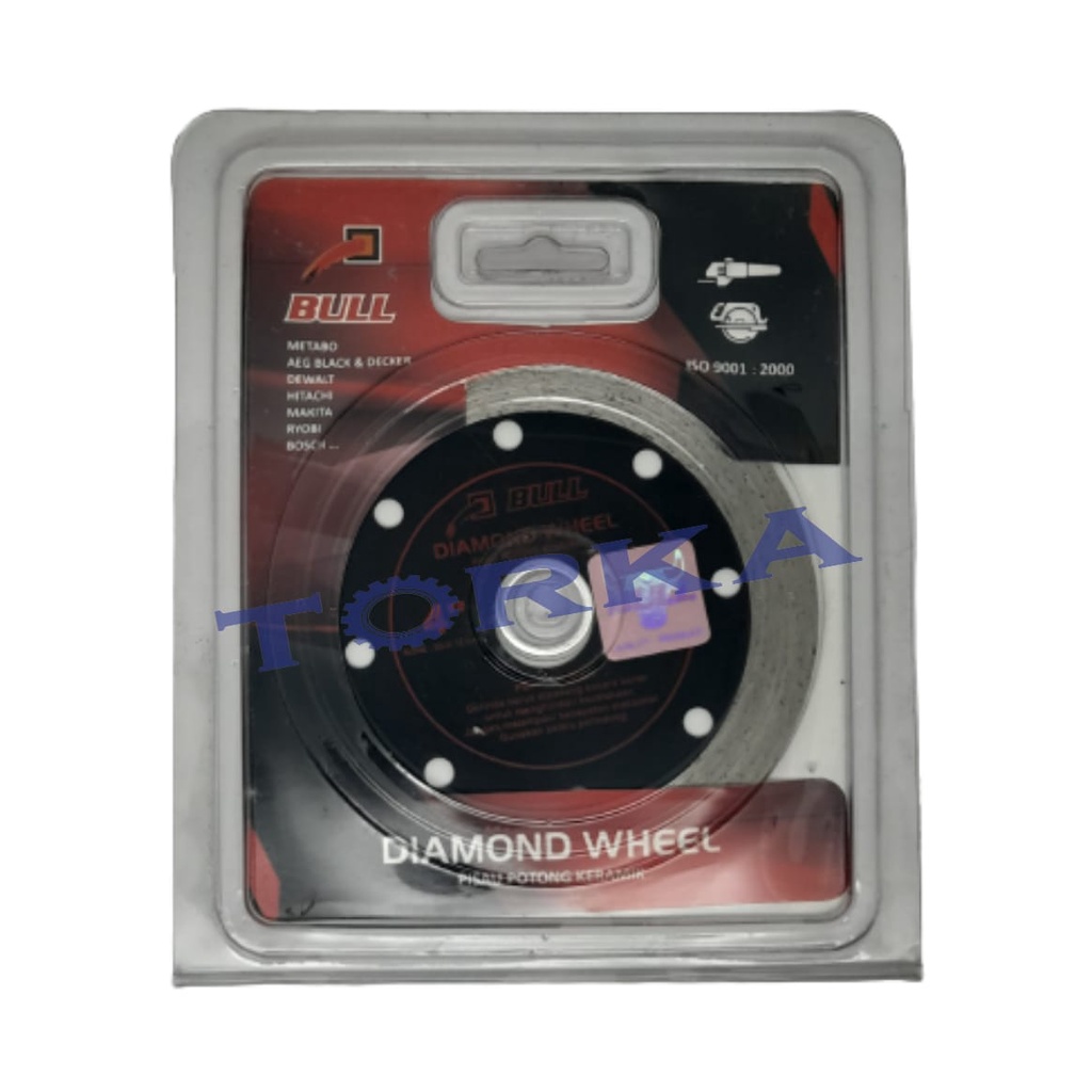 Diamond Wheel 4 inch Wet BULL MATA POTONG KERAMIK