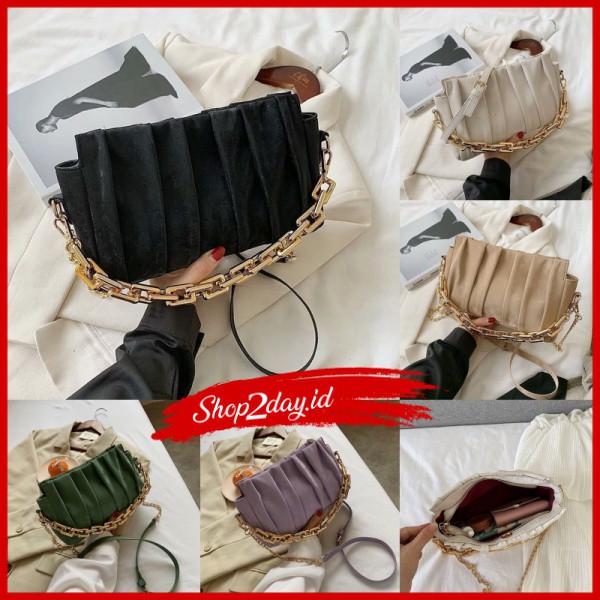 [COD] ST3446 Tas Tangan Selempang Fashion Wanita Grosir Sling Bag Termurah Baru Jakarta Import Promo