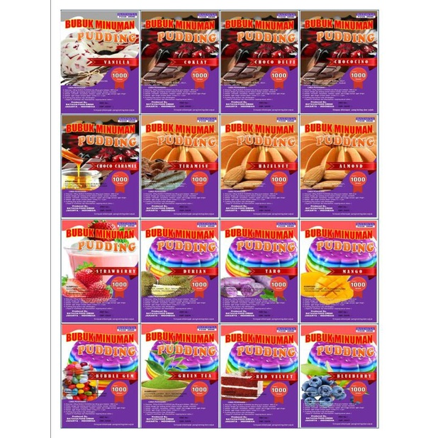 

BUBUK PUDDING/BUBUK SILKY PUDDING 500GRAM VARIAN RASA/SILKY PUDDING/SILKY PUDDING POWDER/SILKY BUBUK POWDER/BUBUK SILKY PUDING/BUBUK PUDING/PUDING POWDER