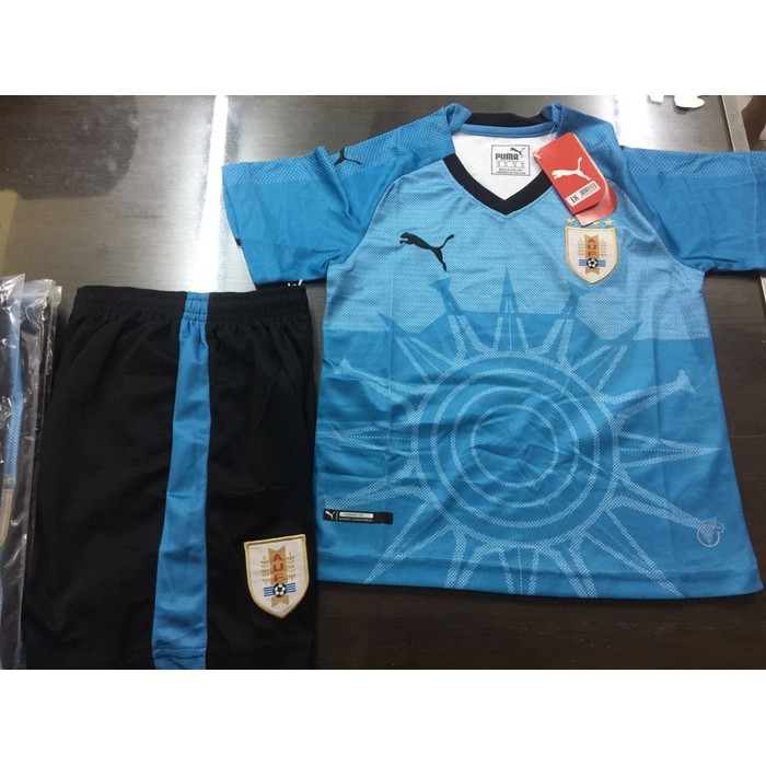 JERSEY BAJU BOLA URUGUAY HOME KIDS (ANAK) WORLD CUP 2018 GRADE ORIREZ43
