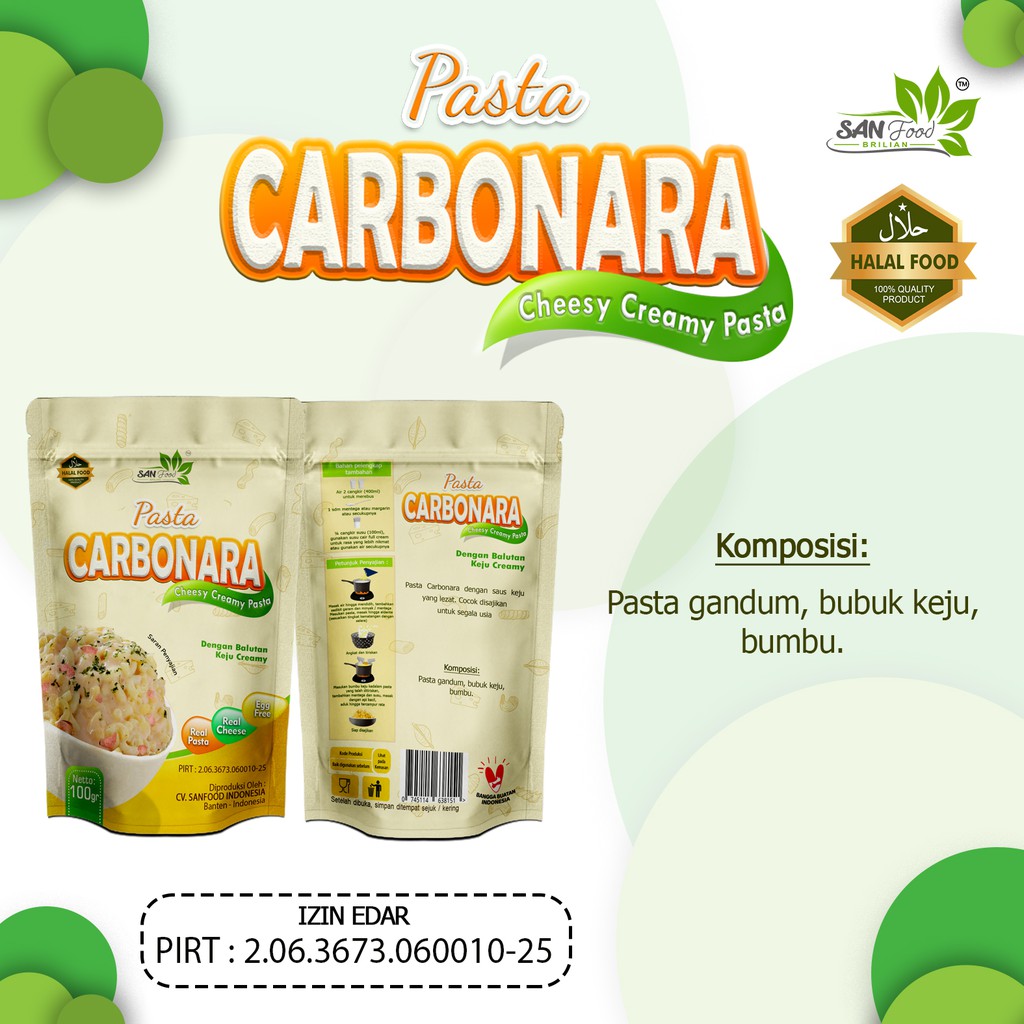 

Sanfood Pasta Mac & Carbonara Creamy 100gr Pasta Mac & Carbonara, Macaroni Cheese, Mac and Carnbonara