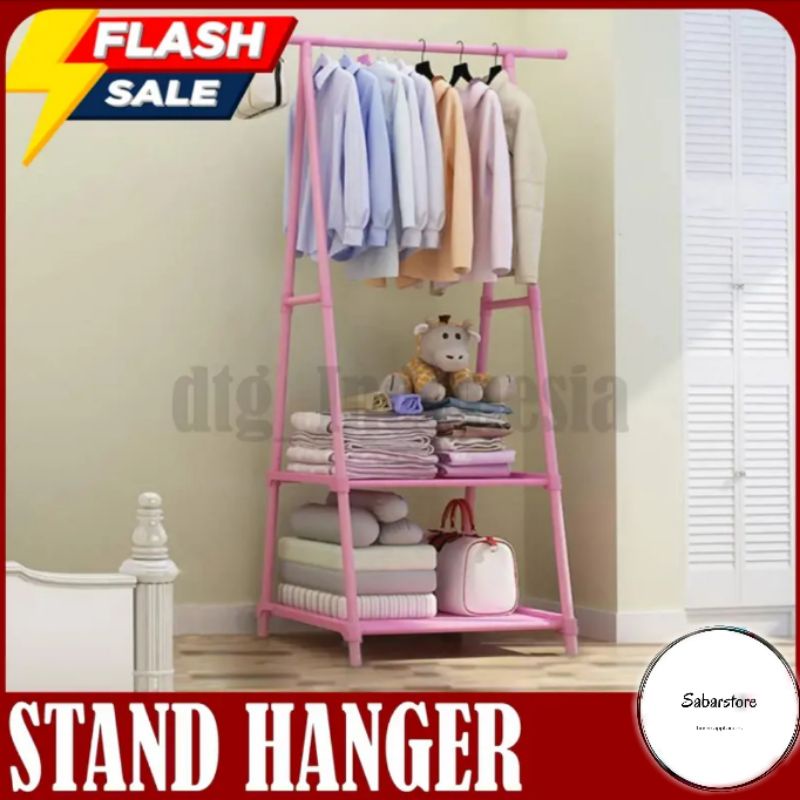 Rak Gantungan Baju Dan Rak Baju Kerucut Portable