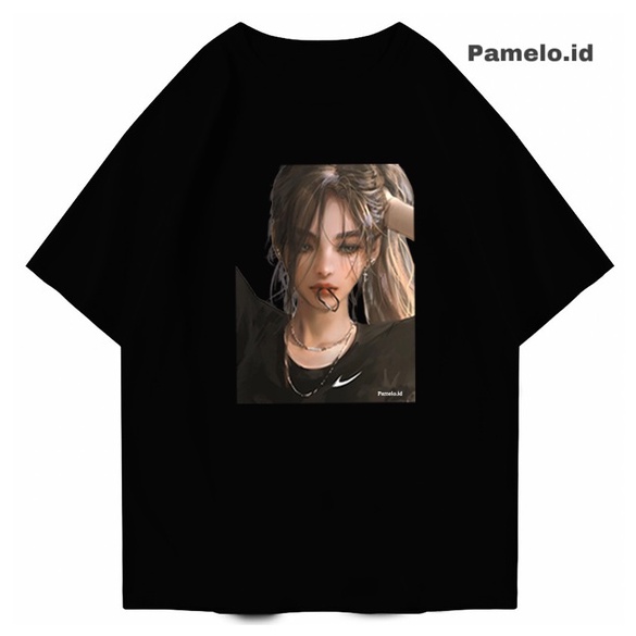 Pamelo id Kaos oversize COOL GIRL/T-shirt/Kaos Oblong/Baju Kaos Unisex