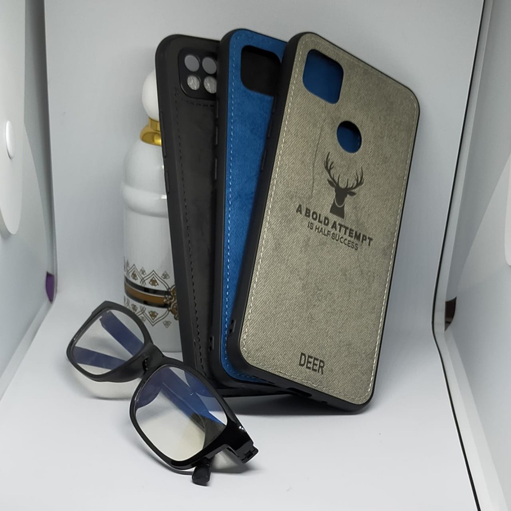 Case Xiaomi Redmi 12C / 10C / Redmi 10A / Redmi 9C Soft Case High Quality Premium Casing Deer Bermotif Rusa Jens