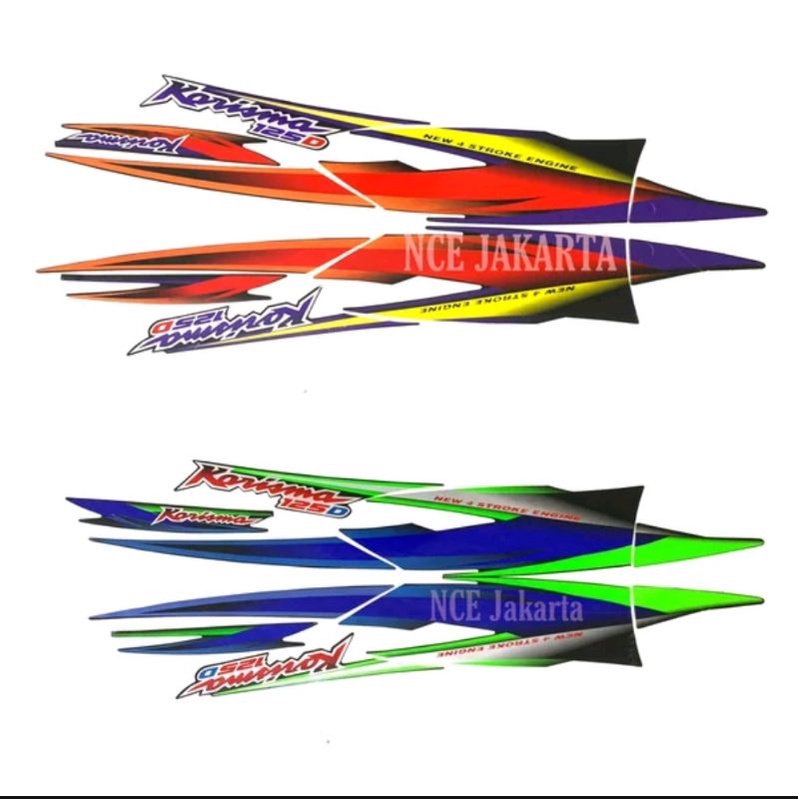 Stiker Striping Karisma D 2003