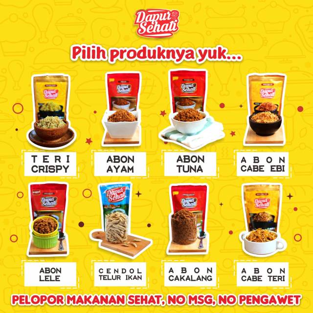 

Abon Non MSG Dapur Sehati