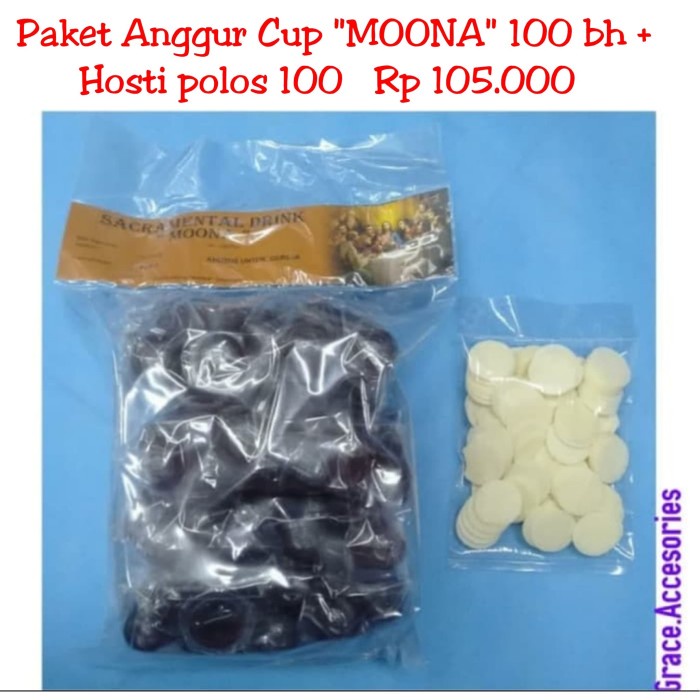 

LAINNYA-KEMASAN-MINUMAN- ANGGUR CUP PERJAMUAN KUDUS PAKET ROTI HOSTI PERJAMUAN 100 -MINUMAN-KEMASAN-