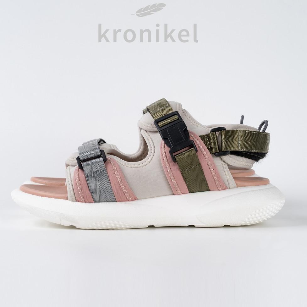 [PAO. 557775] [PREMIUM LOKAL BRAND] KRONIKEL PROJECT // SANA 2-in-1 Sandals - Pink Army