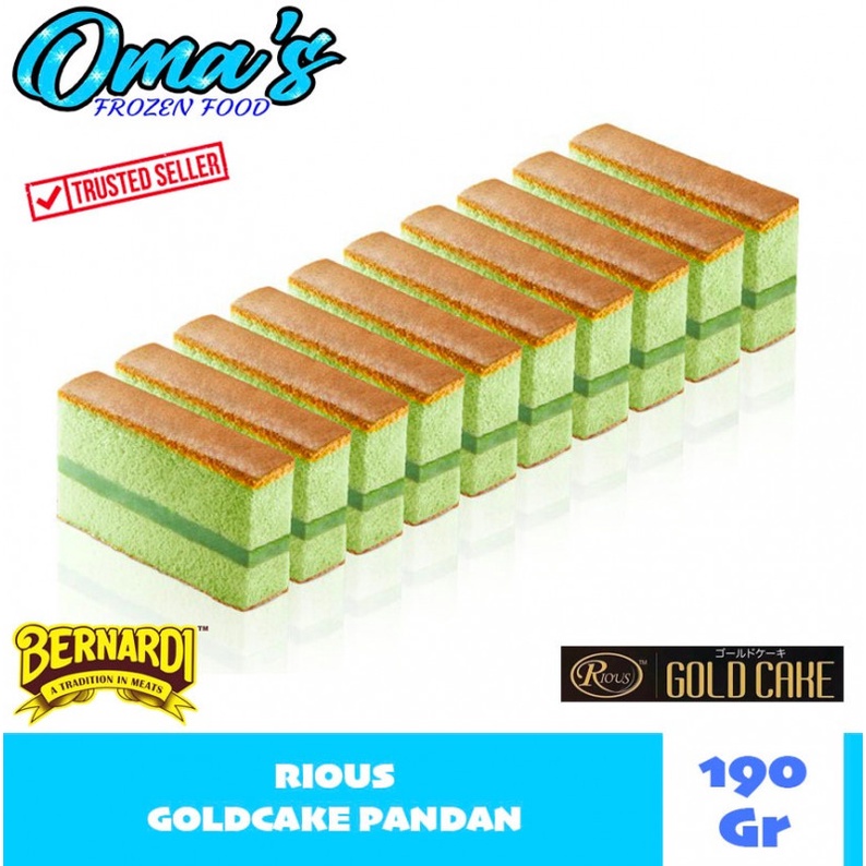 

GOLDCAKE MINI PANDAN 190 GR BY BERNARDI