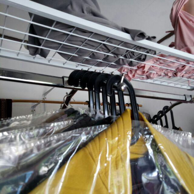 Hanger Suling 6 Paku Pipa Kotak Tekuk U