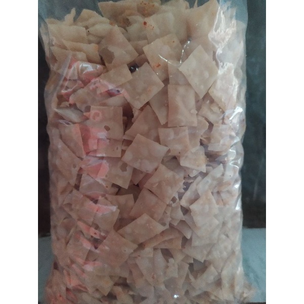 

Keripik pangsit 1 Kg original crispy