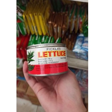 

pickled lettuce sayur lobak kaleng acar selada