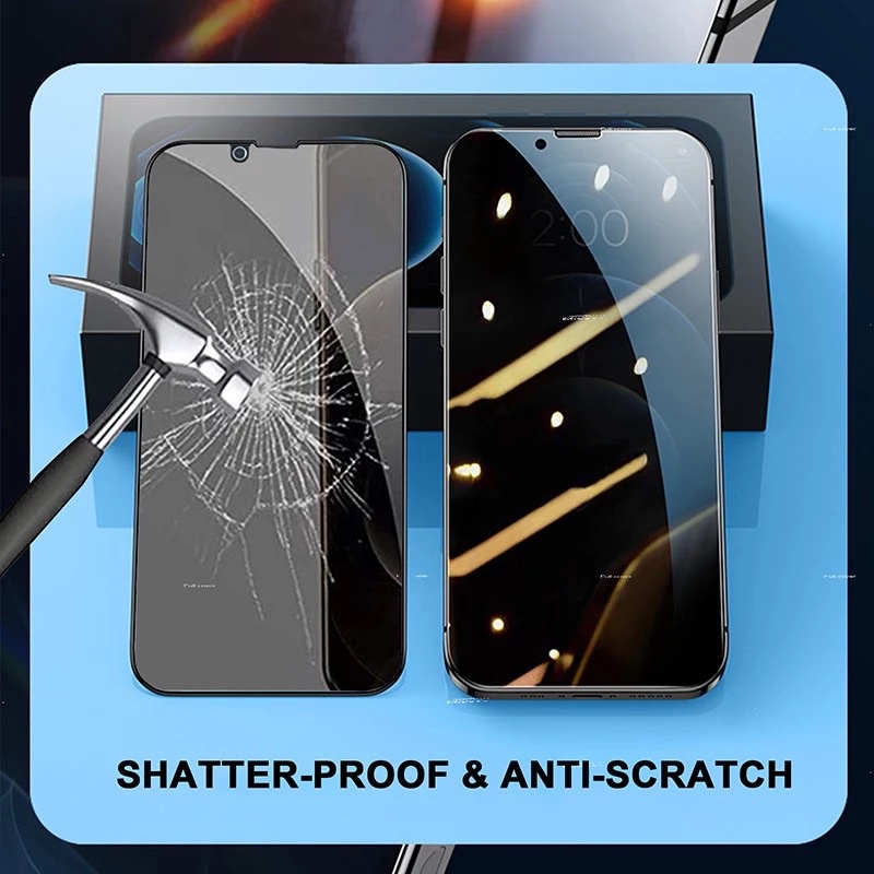 ( PRIVACY &amp; MATTE ) gorilla glass screen protector anti fingerprint tempered glass for iphone x xs max xr 11 12 13 14 pro max