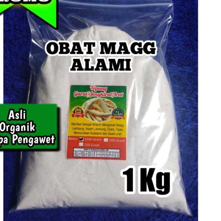 

㍐ tepung garut 1 kg /tepung pati garut/pati garut/tepung garut asli/pati garut asli/tepung jengkirut/tepung irut/tepung angkrik/tepung arrowroot/tepung lambung/tepung asam lambung ¤