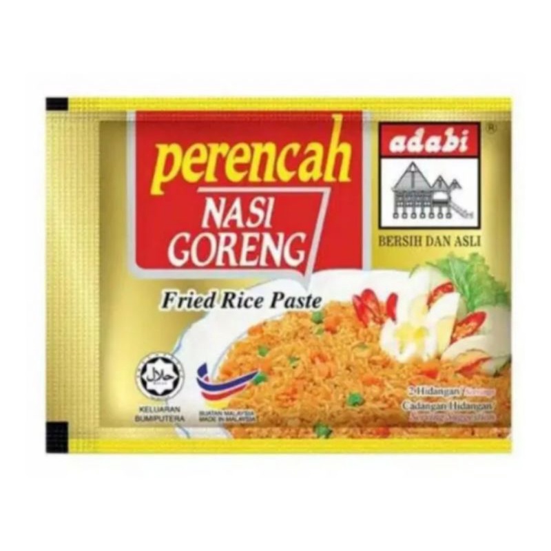 

Bumbu Nasi Goreng Adabi / Perencah Bumbu nasi goreng 30gr