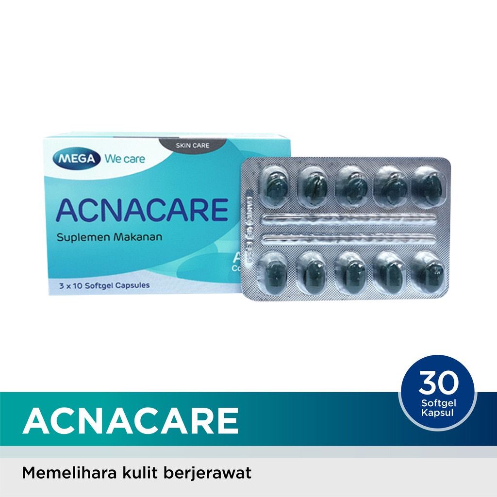 Acnacare Perbox isi 30 Capsul / Mengurangi Jerawat / Mengatasi Jerawat