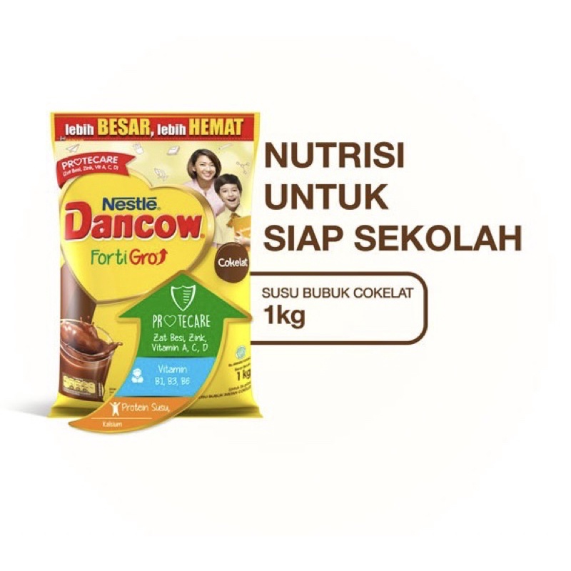 

Susu Dancow Fortigro Coklat 1kg