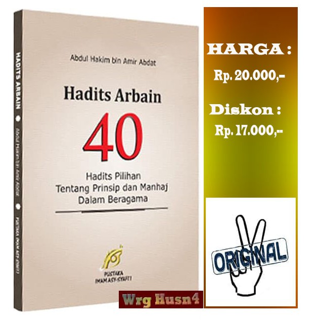 Buku 40 Hadits Pilihan Prinsip Dan Manhaj Dalam Beragama