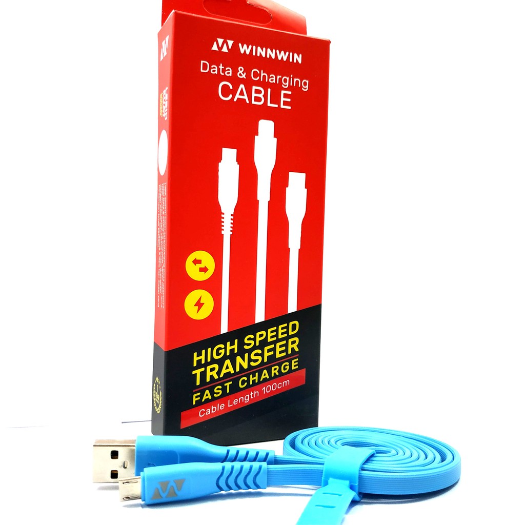 winNwin Kabel Data &amp; Charger Micro USB Original 100% Garansi 1 Tahun