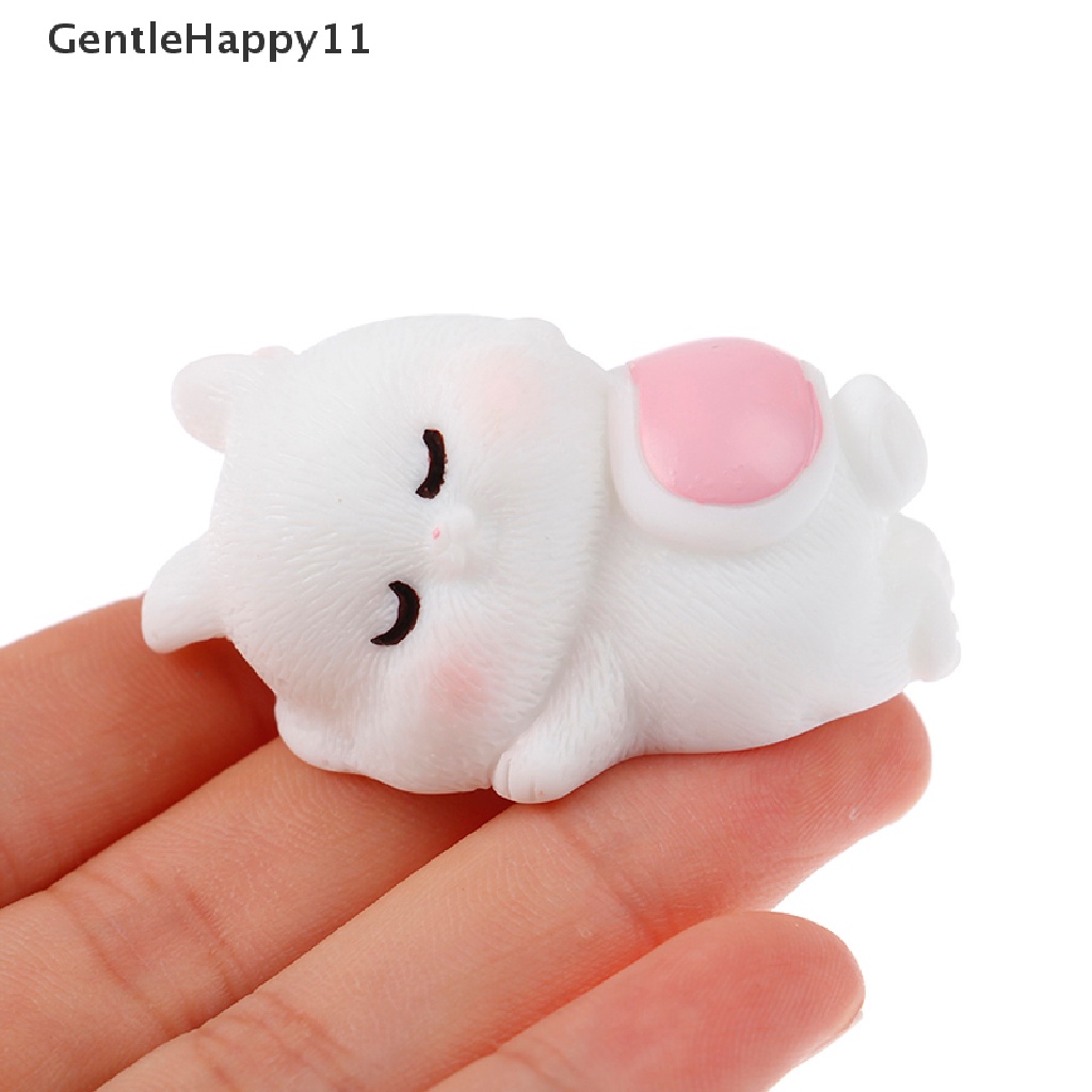 Gentlehappy Miniatur Kelinci Bahan Resin Untuk Dekorasi Taman