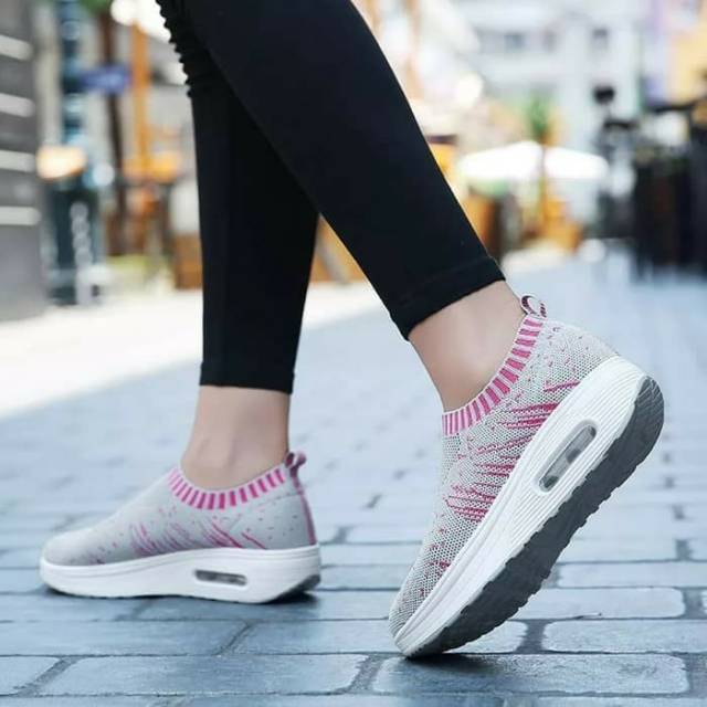 Sepatu wanita greta SDS275  abu - pink fanta - abu pink, 38
