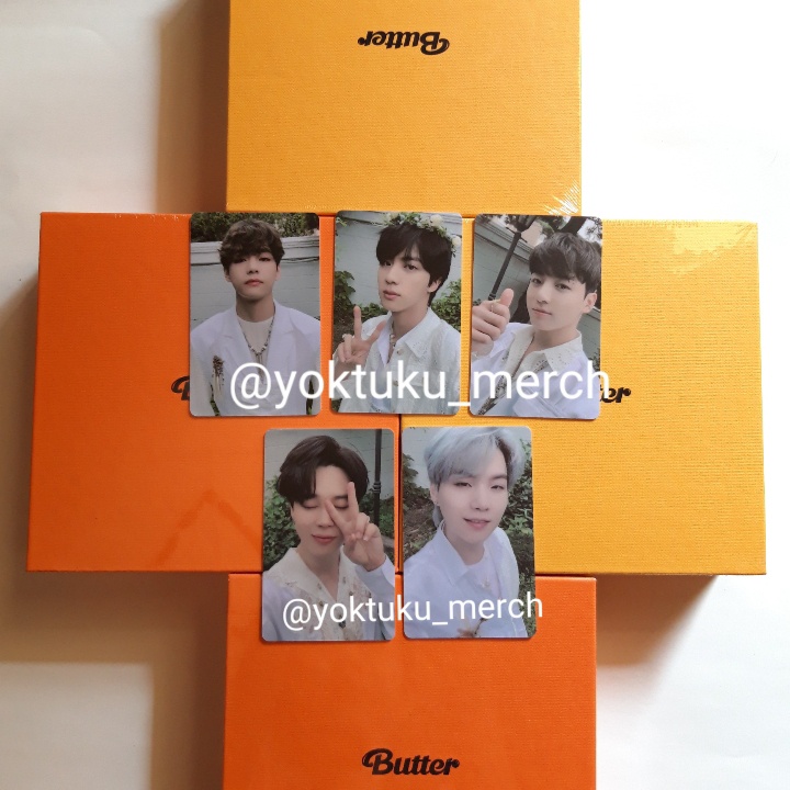 Ready stock Lucky Draw Butter BTS Powerstation Jungkook Taehyung Jimin Suga Jin Yoongi(LD PWS / PST)