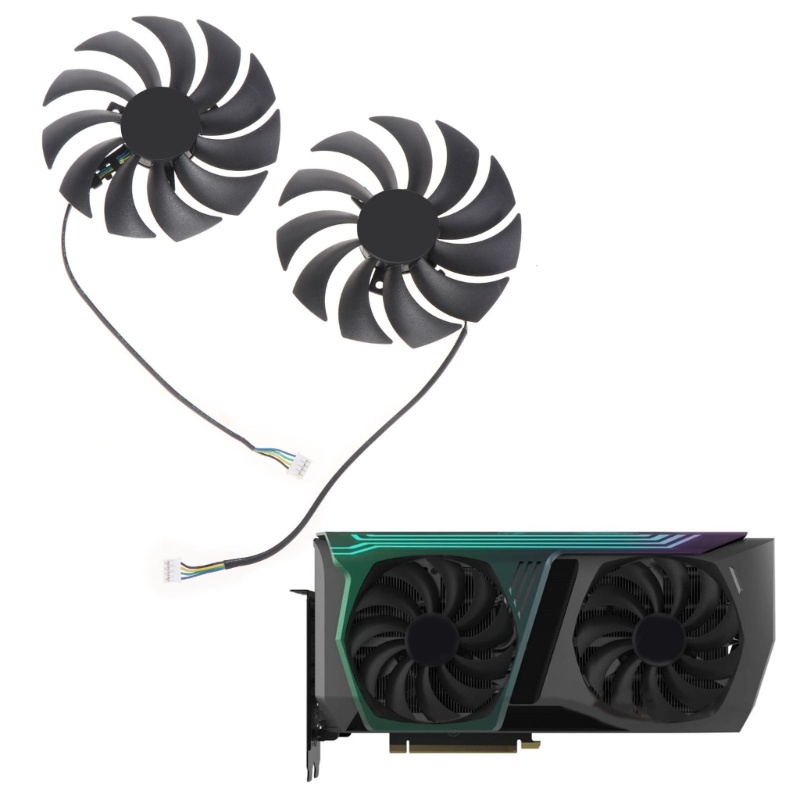 Bt GAA8S2U Cooler Fan 4Pin 12V VGA Fan Graphics Card Fan Untuk ZOTAC RTX3070 LHR 8GB AMP Holo Video Card Cooler