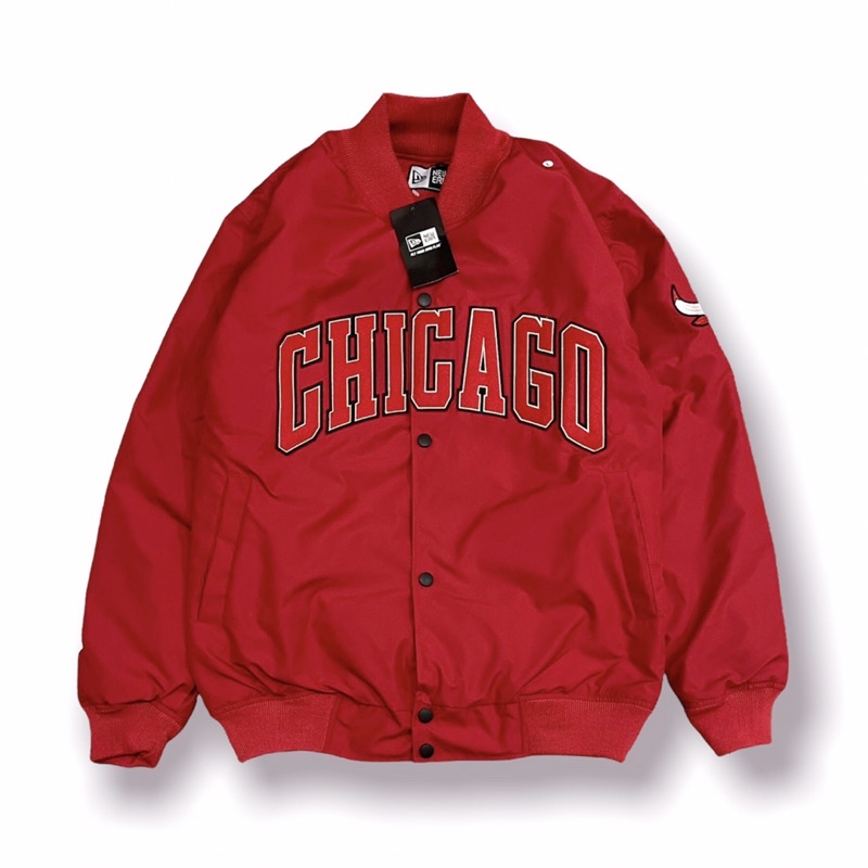 VARSITY JACKET CHICAGO BULLS NEW ERA FULL RED