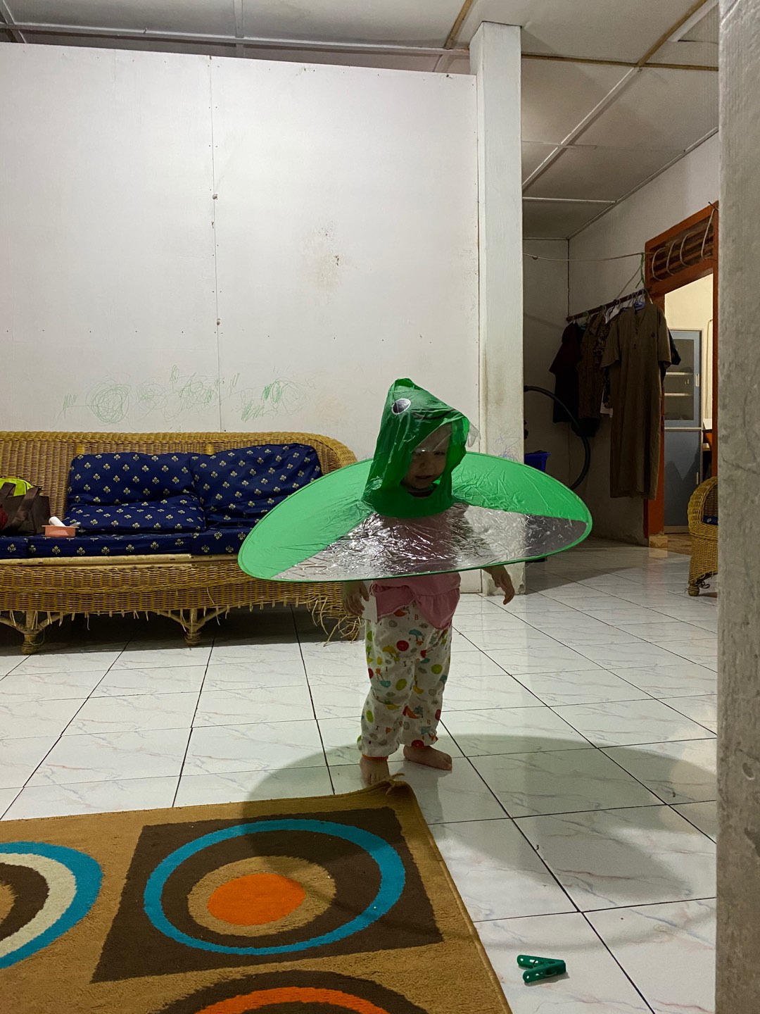Tabasa Topi Ufo Anak Untuk Hujan