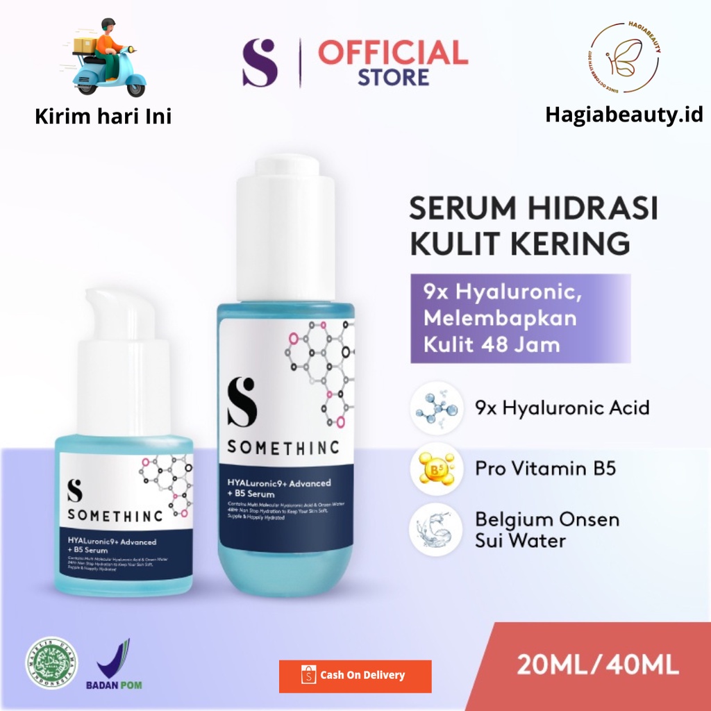 BISA COD - SOMETHINC HYALURONIC B5, NEW FORMULA B9 - ORIGINAL BPOM